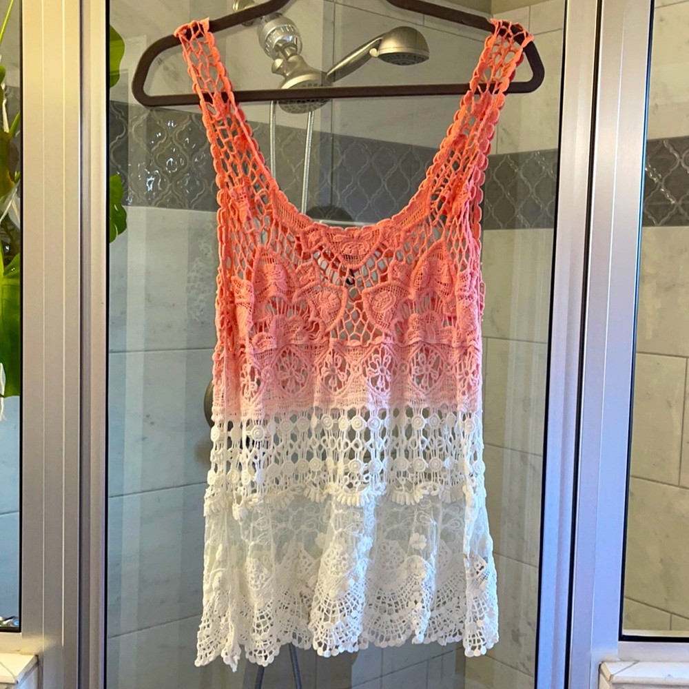 Lace tank